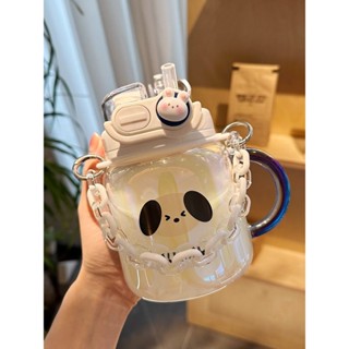 免運ins推薦保溫杯 保溫壺 保溫瓶 附吸管 咖啡保溫杯 吸管保溫杯 保溫瓶 隨行杯 保溫咖啡杯 彈跳吸管水杯女生玻璃