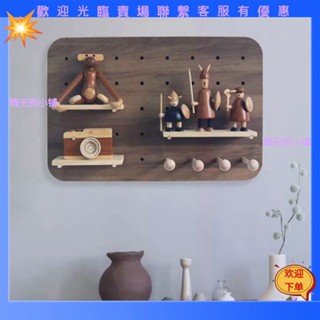 【晴天的小鋪】北歐風洞洞板電錶箱裝飾畫收納架 免打孔電箱遮擋置物架 實木遮擋箱 裝飾架子
