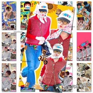 滿118出貨 【GD】108張權志龍ins高顏值拼貼最新回歸周邊貼紙diy手賬行李箱貼紙 安全帽貼紙 筆電貼紙 機車貼紙