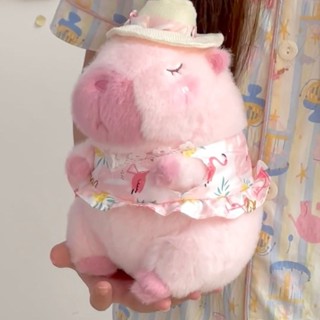 夏日超萌卡皮風情巴拉水豚玩偶公仔可愛毛絨玩具女生女孩生日禮物Fashion SHOP