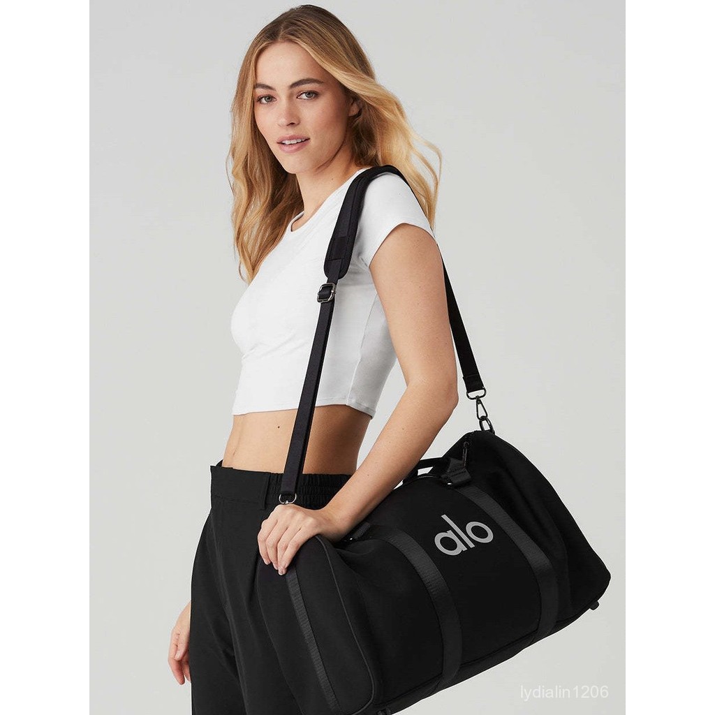 Alo yoga美國超火運動瑜伽帆布單肩托特包tote bag 大肩背包 卡戴珊家族肯豆愛牌