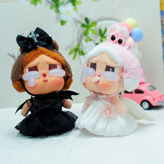 ✨🔥2026熱賣新款 哭娃衣服,crybaby娃娃天使小惡魔裝扮衣服💎帶小翅膀超萌超可愛。