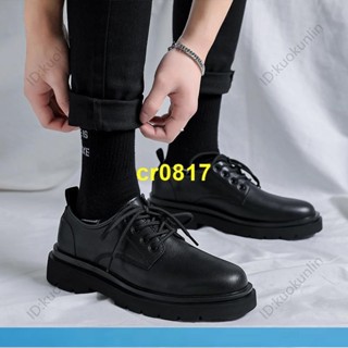 ✨紐智✨韓國黑皮鞋 男 馬丁鞋 小皮鞋 男內增高大頭工裝鞋 男士小皮鞋 商務工作鞋 皮鞋 休閒鞋 運動鞋 增高皮鞋ABA