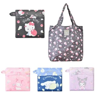 【現貨】小禮堂 Sanrio 三麗鷗 摺疊環保購物袋 (抱水果款) Kitty 酷洛米 美樂蒂