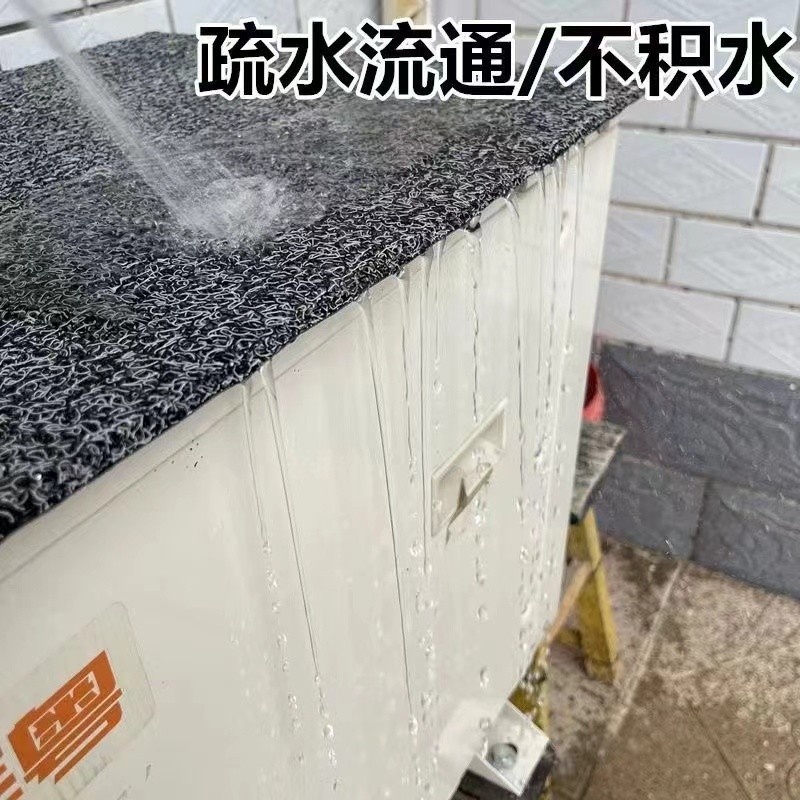 空調外機保護罩 室外機隔熱墊 擋雨闆靜音墊 空調遮陽罩 冷氣遮雨罩 消音墊 防濺水 防雨防曬 室外機隔熱遮雨棚 防水隔音