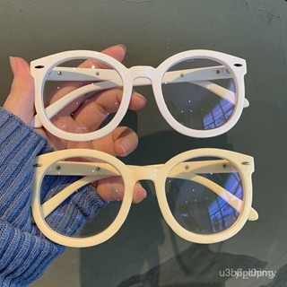近視眼鏡👓小紅書推薦 韓版黑色粗框複古文藝素顔平光眼鏡框女大圓臉顯瘦眼鏡框男 百搭眼鏡 個性時尚眼鏡 XO04