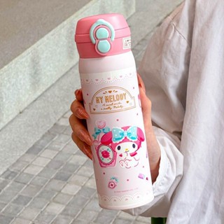 【臺灣現貨】🔥🔥三麗鷗雙飲兒童保溫杯男女學生吸管杯迪士尼水杯上學專用杯子316不鏽鋼保溫杯 吸管水瓶 學生保溫瓶 彈跳蓋