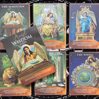 臺灣熱賣🔥偉特塔羅牌卡天使智慧塔羅牌 新款 Angel Wisdom Tarot英文客製卡牌桌遊神諭