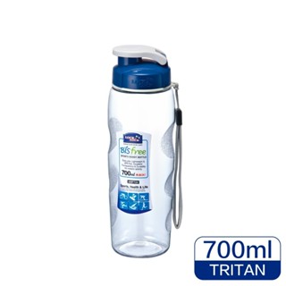 【聖寶】樂扣樂扣 Lock&Lock AQUA-BisFree優質冷水瓶-附掛帶-藍蓋 (ABF722) 700ml