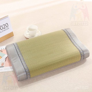 夏天乳膠枕枕套成人藤涼席枕頭套50*30夏季仿藤記憶枕芯套子【隨心購】
