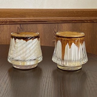 ✨限時免運✨Dirty澳白烈焰富士山咖啡杯火山杯小紅書臟臟咖啡杯設計師款高階果汁杯 玻璃杯 牛奶杯 咖啡杯