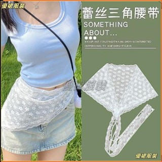 [匠風服飾]韓國2025新款春夏季重工系帶蕾絲木耳邊短褲屁簾圍裙簾褲子擺裙女短裙 a字裙 百褶裙 牛仔裙 半身裙 包臀裙