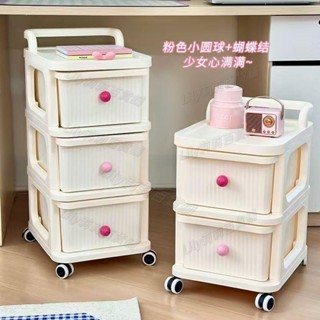 臺灣熱賣·小推車置物架多層零食收納家用移動落地抽屜式嬰兒用品玩具儲物櫃