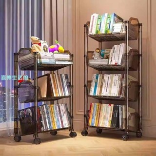 【喜樂生活館】書架落地置物架可移動敎室桌下兒童書櫃一體靠墻簡易收納小手推車