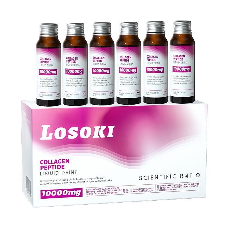美國進口losoki膠原蛋白肽飲品