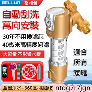 前置過濾器通用版精度過濾不鏽鋼濾芯大通量前置過濾器 反沖洗 全戶式濾水器 濾水器