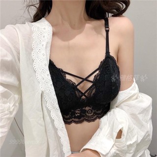 【雅格菲】 臺灣出貨 法式高質感交叉雙線性感蕾絲內衣 背心 小可愛 運動內衣 涼感背心 美背 洋裝 nubar 隱形胸墊