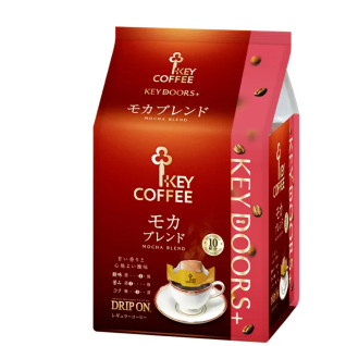 限量 日本品牌KEY COFFEE) KEY DOORS DRIP ON 摩卡綜合濾掛隨身包