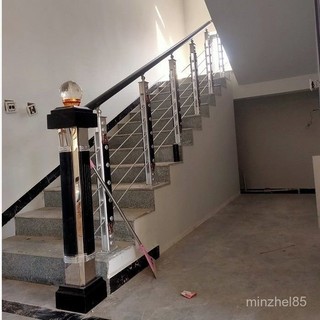 【工廠熱銷】【1.1】樓梯扶手立柱欄桿別墅閣樓飄窗陽臺PVC圍欄實木定製高端家用護欄 DYGA