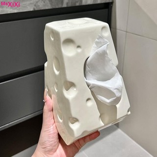 Xixi網紅乳酪紙巾盒 陶瓷紙巾盒 輕奢抽紙盒 客廳 高階 家用 衛生間紙巾收納盒
