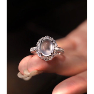 💎金福源珠寶💎仿天然冰種仿玉石蛋麵戒指吊墜仿玻璃種仿玉墜子仿鑲嵌女款高顔值