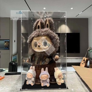 Z適用POPMART泡泡瑪特 labubu i found you搪膠公仔 亞剋力展示盒 TI6F