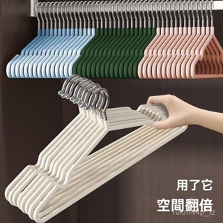 學生宿捨家用衣架 加粗掛衣架 無痕加厚衣掛 學生宿捨晾衣架撐子 掛衣架 衣物掛架 多功能衣架 防滑家用衣服肩角衣架
