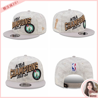 臺灣最低價❤桃園出貨免運💕 2024NBA籃球總決賽冠軍帽獨行俠歐文東契奇凱爾特人棒球帽平沿帽
