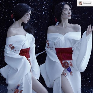 🌸臺灣出貨🌸114年爆款cos神明家居黑道大小姐和服浴衣神明少女和服女改良風連衣裙寫真女正裝影樓主題拍照服裝