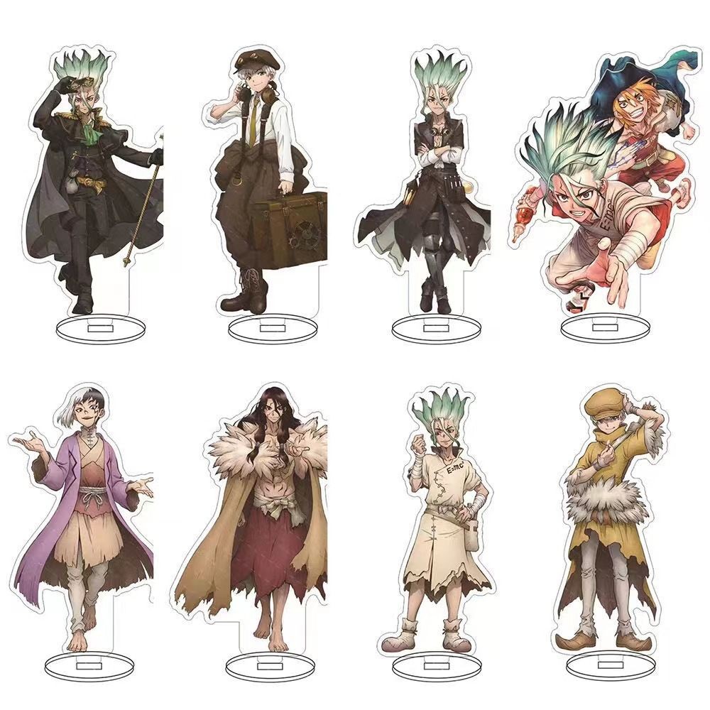 石紀元周邊 動漫周邊🌟石紀元擺件周邊立牌石神千空琥珀克羅姆獅子王司冰月亞克力桌面 卡通周邊 生日禮物