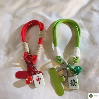 【臺灣出貨】🔥MIJIU✨【店鋪熱銷】趣味可愛紅色中紅骰子掛件手機殼掛繩旋轉小飾品手提腕帶手機通用
