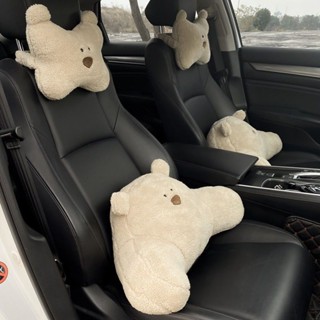 💕臺灣出貨💕汽車 靠枕頸枕 卡通可愛 護腰 腰枕 四季通用 車載 腰靠 頭枕 車用 抱枕 腰託 HNJ9