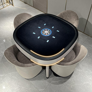 FLAMINGO麻將桌全自動家用奶油風棋牌多功能靜音電動休閑麻將機