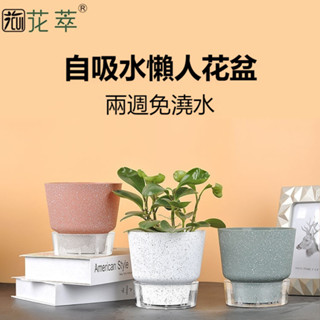🚛臺灣出貨🚛免澆水花盆 自吸水花盆 懶人花盆 懶人盆栽 吸水盆栽 室內花盆 儲水花盆 蓄水花盆 吸水花盆