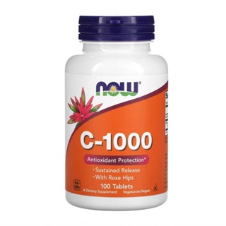 NowFoods諾奧維生素C緩釋片玫瑰果高含量1000