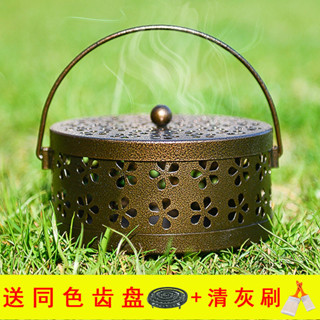🌸精選🌸蚊香架 蚊香盤託 多功能 蚊香盒 戶外家用蚊香盤蚊香架蚊香盒防火家用帶蓋室內戶外安全蚊香爐盤託 9JUP