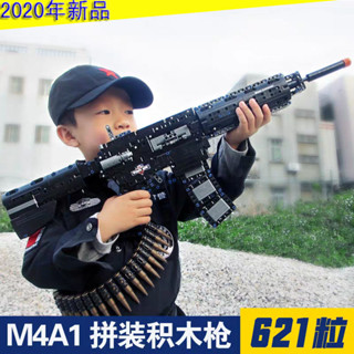 積木槍 3320相容樂高 積木 手槍M4A1可阻擊槍98K拼裝插益智玩具槍AK47