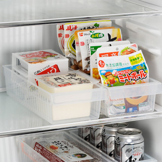 臺灣出貨 inomata日本製｜提把透氣冰箱收納盒(6款) 冰箱收納籃 冰箱分隔盒 蔬果收納盒 調味罐收納盒 冰箱置物盒