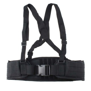 戰術 Molle 腰帶,多功能尼龍吊帶戶外運動腰部支撐腰帶