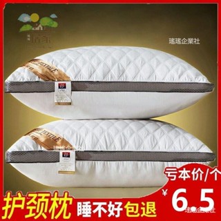 🔥桃園出貨 增強支撐 柔軟高彈 水洗枕 抗菌枕 純棉枕 吸濕排汗枕 超酒店枕芯護頸家用成人枕頭芯 可水洗 I4SV