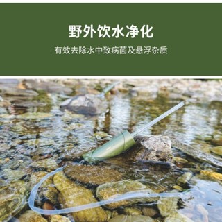 4.26 戶外濾水器 凈易單兵凈水器戶外便攜式水凈化生命救援吸管應急救災飲水過濾器 應急過濾器 露營 生命吸管