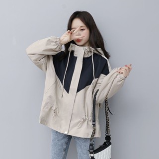 Good✨休閒女風衣2025年春季新款韓版寬鬆短款大衣外套春秋中長款小個子