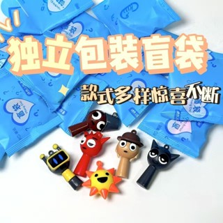 💕臺灣熱賣💕【店鋪熱銷】熱銷節奏盒子 盲袋 公仔玩偶 3d立體手辦書包掛件 學校 小賣部 兒童禮物