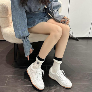 【Han】 🔥新款真皮女鞋 厚底 內增高 真皮運動鞋女 厚底真皮休閒鞋女 真皮小白鞋女