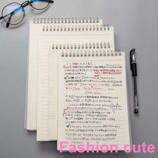 新品優惠熱銷 豎翻A4線圈本筆記本上翻本子超厚國中國小B5橫線網格本子A5文具批發記事本