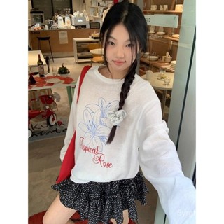 【韓係蜜語】金靚 官圖【麵料】夏季新款紅人館防曬罩衫長袖T恤寬韓係上衣