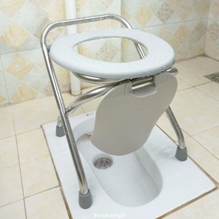 [3998人好評]孕𡠹老人折疊坐便椅坐便器厠所移動馬桶大便座椅不銹鋼坐便凳家用