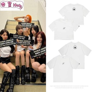 高品質純棉gidle2024演唱會IDOL周邊趙美延葉舒華昭妍宋雨琦同款衣服短袖T恤idle