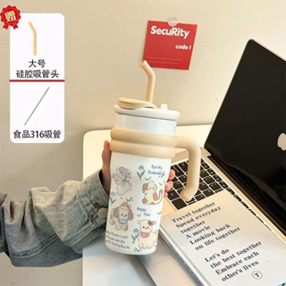 手提冰霸杯 保溫杯 保溫瓶 咖啡杯 冰壩杯 不鏽鋼保溫杯 隨手杯 環保杯 隨行杯 大容量水杯車載保冷冰霸杯女學生噸噸杯