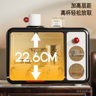 💥臺灣倉庫出貨💥 多功能折疊杯架家用小型茶具瀝水桌麵置物架餐具兒童餐具收納盒 XXGU